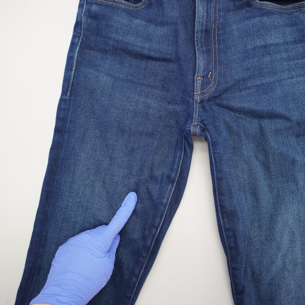 MOTHER The Insider Crop Step Fray Jeans in Home Movies‎ Size 26 - Picture 6 of 14